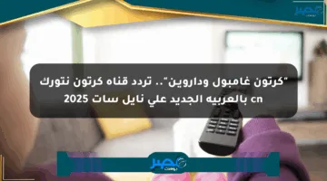 “كرتون غامبول ودارويـن”.. تردد قناة كرتون نتورك cn بالعربية الجديد على نايل سات 2025